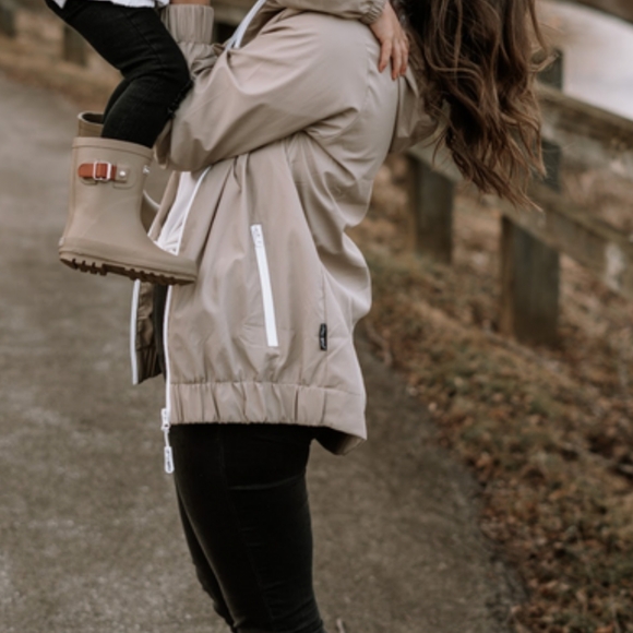 Little Bipsy Jackets & Blazers - Little Bipsy Women's Block Windbreaker Jacket Color Baby Rose Pink Size XXL.